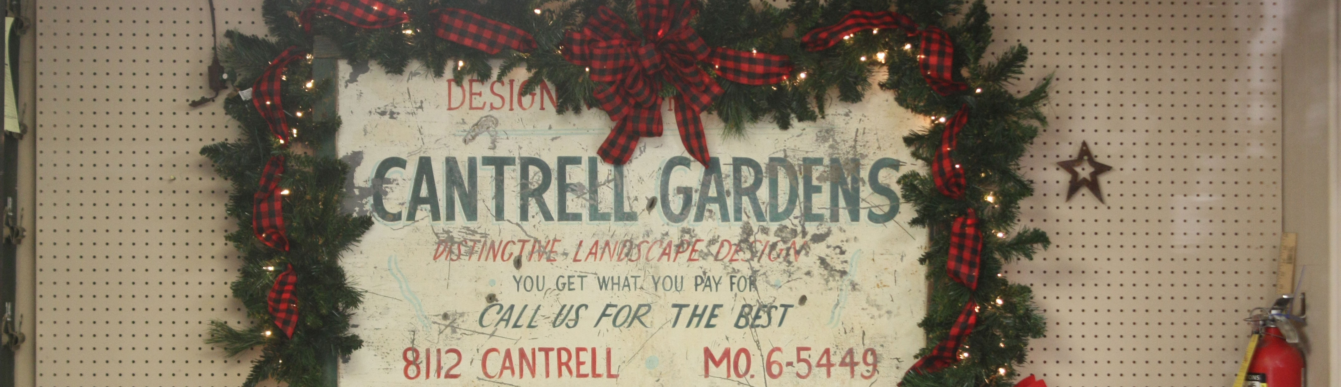 Cantrell Gardens Sign